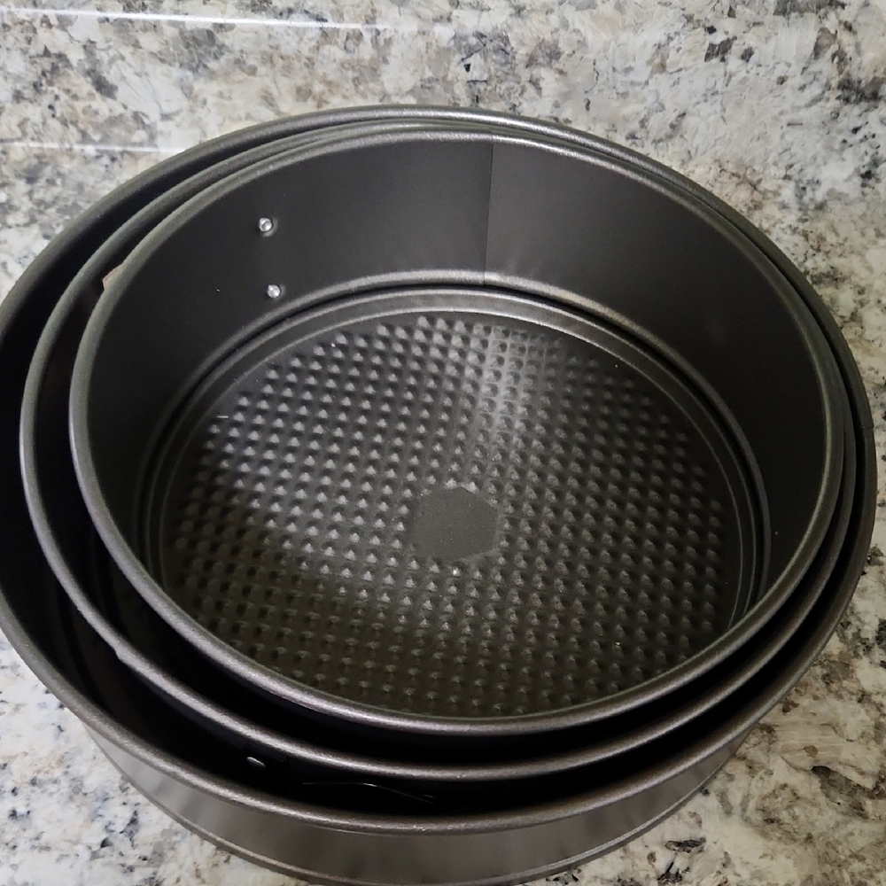 Final Price/Non-Stick Springform Cake Pan Set - Gray - Picture 3 of 7